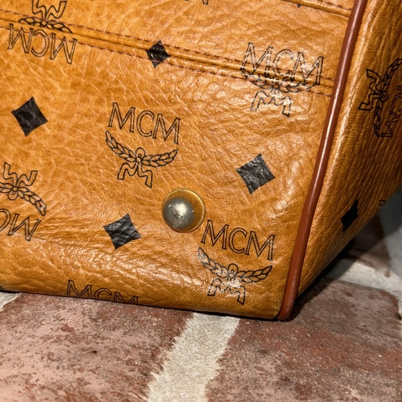 Womens MCM boston brown style bag style 2092D - Picture 12 of 13